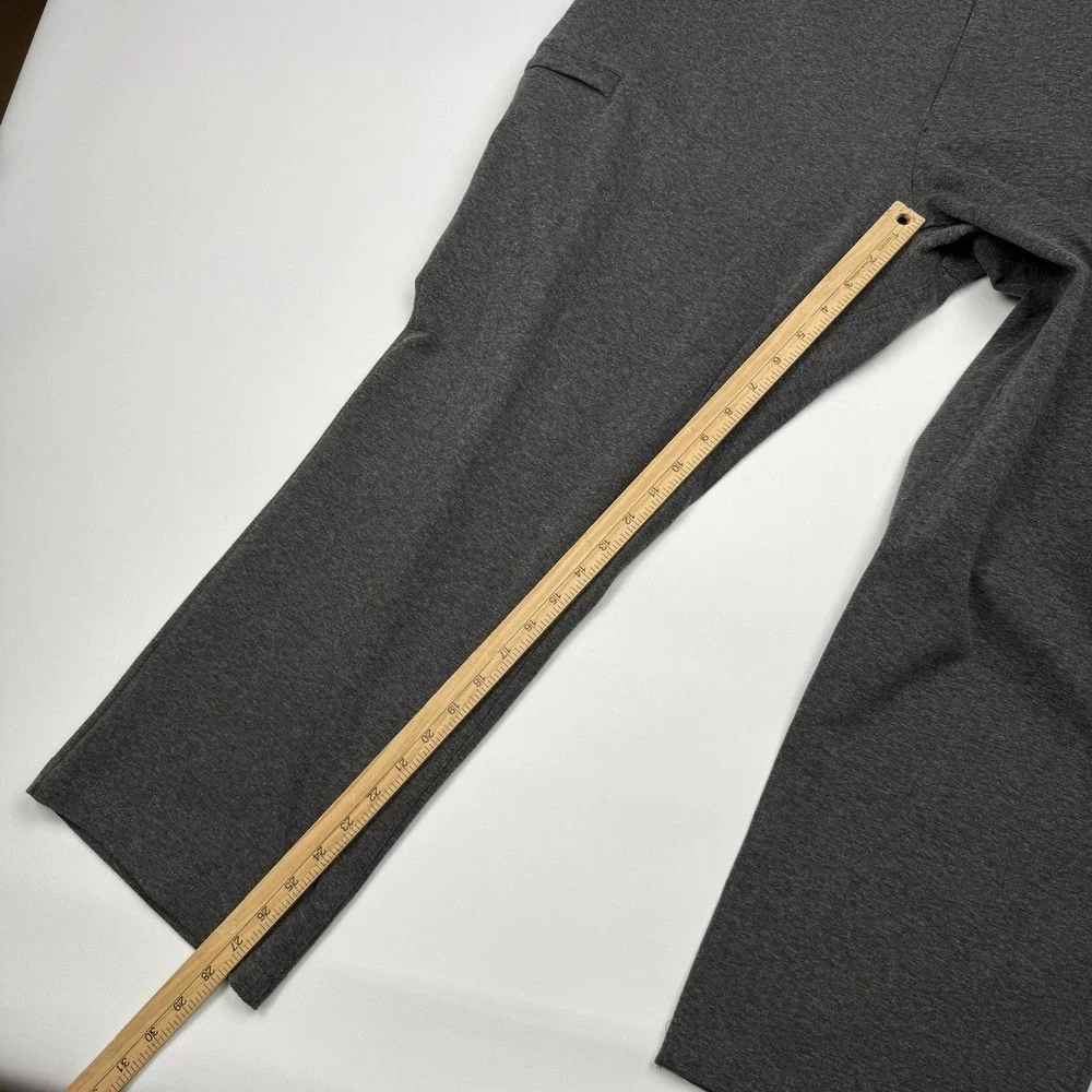 Duluth Trading Co Incog Chino Pants Mens 40x28 Gray Stretch Casual